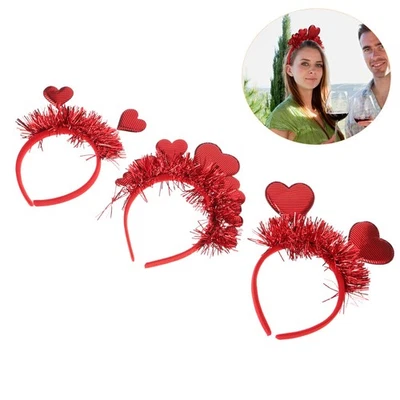  3 Pcs Décoration De Bandeau Pour La Saint-Valentin Coiffe Guirlande - Image 1 of 4