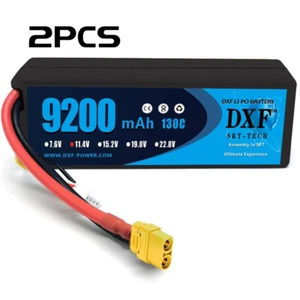 2xDXF 3S LiPo Akku 11,4V 130C 9200mAh XT90 RC Auto LKW Hubschrauber Racing - Bild 1 von 6