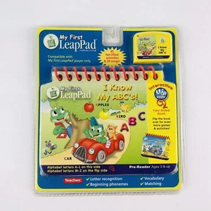 Leap Frog My First LeapPad: I Know My ABCs Interactive Book & Cartridge Sealed - Picture 1 of 4