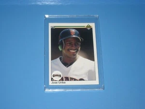 1990 UPPER DECK (RARE BIRTH YEAR ERROR) JOSE URIBE #188 BRAND NEW CARD GEM MINT - Picture 1 of 3
