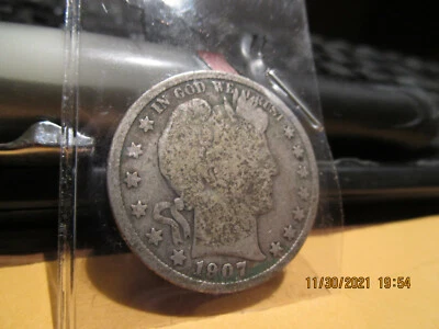 1907 S Barber Half VG +++ - Image 1 of 4