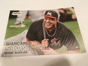 2016 Topps Stadium Club Jumbo 5x7 Giancarlo Stanton Marlins 274 #’d 09/49 - Picture 1 of 1