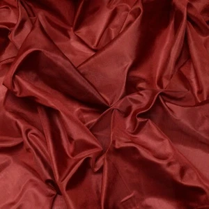 Wine Red Tissue Taffeta Silk, 100% Silk Fabric By The Yard, 44" Wide (TS-7306) - Picture 1 of 3