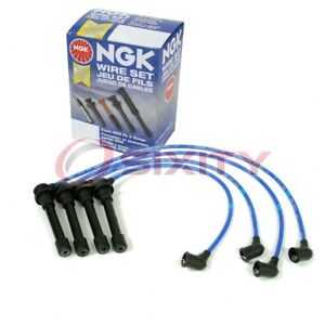 1 pc NGK Spark Plug Wire Set for 1998-2001 Nissan Frontier 2.4L L4 - Engine jp