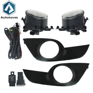 Clear Fog Lights Lamps Kit Switch+Harness for Nissan Altima 2013 2014 2015 - Bild 1 von 7