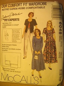 UNCUT Sewing Pattern 1992 McCALL'S 10,12 Small PANTS Skirt JACKET 6048 [Z180] - Picture 1 of 1