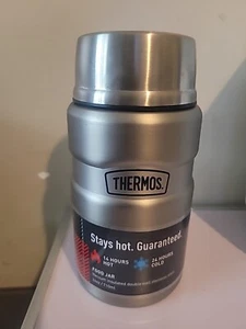Thermos Food Jar Vacuum Insulated Dbl Wall Stainless Steel 24oz - Picture 1 of 4