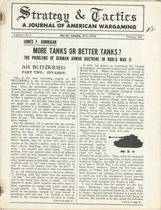 Strategy & Tactics S&T # 2 Vol 1 #2  Stalingrad Blitzkrieg Remagen  reprint FS - Imagen 1 de 4