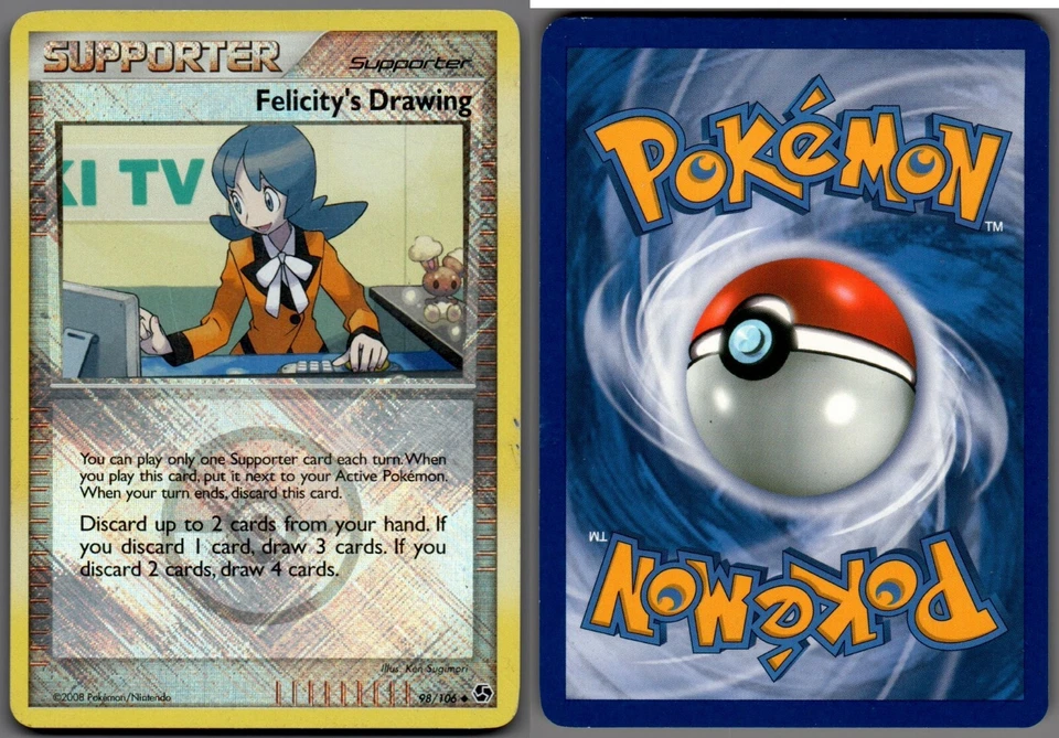 2008 Pokemon, D&P Great Encounters Promos, #98/106 Felicity's Drawing, Rev UC - Image 1 of 1