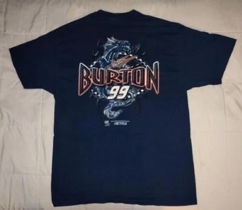 Vintage Jeff Burton 1999 "Dragon" Racing T Shirt. NEW and VERY RARE!!! Cover