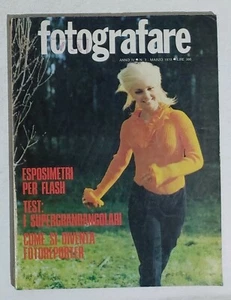 51321 Fotografare a.IV n.3 1970 - Esposimetro x flash - Test: supergrandangolari - Picture 1 of 4