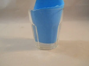 VINTAGE CLEAR PANEL SHOT GLASS - Picture 1 of 6
