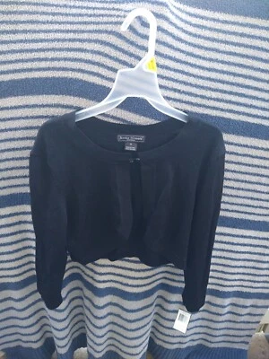 Jessica Howard Missy Evening Black Long Sleeve Size Medium Jacket - Image 1 of 4