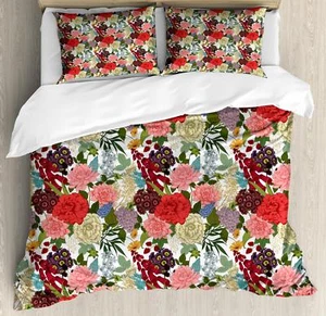 Retro Garden Duvet Cover Set Twin Queen King Sizes with Pillow Shams - Picture 1 of 81