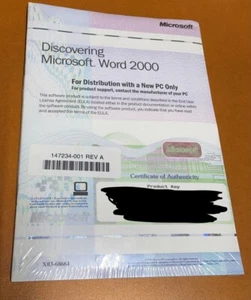 Discovering Microsoft Office 2000 Small Business- New Sealed OEM - Picture 1 of 1