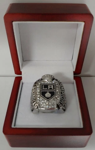 Jonathan Quick - 2012 Los Angeles Kings Stanley Cup Hockey Ring With Display Box Cover