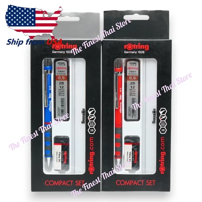 Rotring Mechanical Pencil Compact Set Drafting Kit, Pack of 2 Set, Ship from USA - Image 1 of 2
