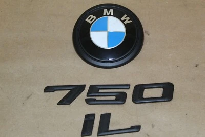 BMW 750LI E65 2006 2007 2008 emblema emblema maletero OEM Foto 1 de 3