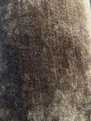 Calico Corners Brown Upholstery Fabric 1 yard 56" wide Soft Plush Velvet Materia - Image 1 of 2