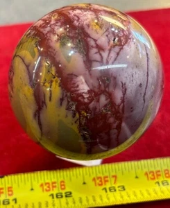 mookaite jasper Sphere 393  Grams 2 1/2” - Picture 1 of 10