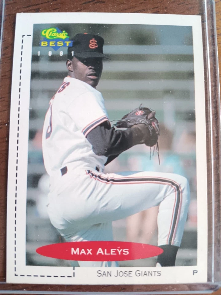 MAX ALEYS SAN JOSE GIANTS 1991 CLASSIC BEST BASEBALL CARD #87 - Image 1 of 1