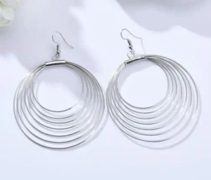 Mehrlagige leichte schicke Vintage Ohrringe - Bild 1 von 5