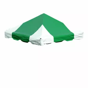 Tenda con telaio West Coast di ricambio top 10x10 verde baldacchino in PVC evento festa gazebo - Foto 1 di 3
