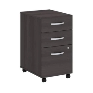 Scranton & Co 3 Drawer Mobile File Cabinet in Storm Gray - Picture 1 of 6