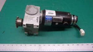  LEESON DC PERMANENT MAGNET M1130400, 120V 2240 RPM 72 to 1 BJ-GEAR 444520   - Picture 1 of 10