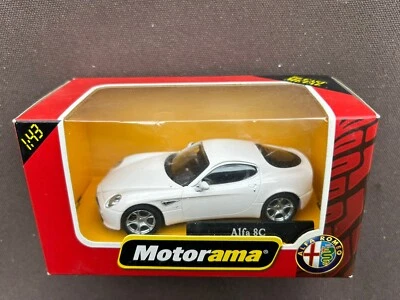 ALFA ROMEO - 8C COMPETIZIONE - 2007 - MOTORAMA - SCALA 1/43 Bianco - Immagine 1 di 4