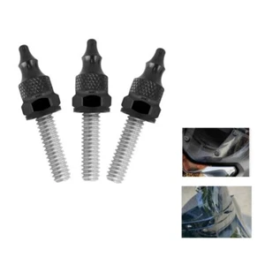 Black Windshield Windscreen Nut Bolt Screw for Harley Touring Electra Glide96-13 - Picture 1 of 9