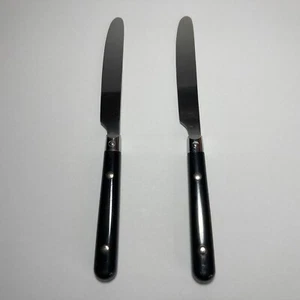 Rogers Co Black Rivit Griff Messer 2 Vintage - Bild 1 von 13