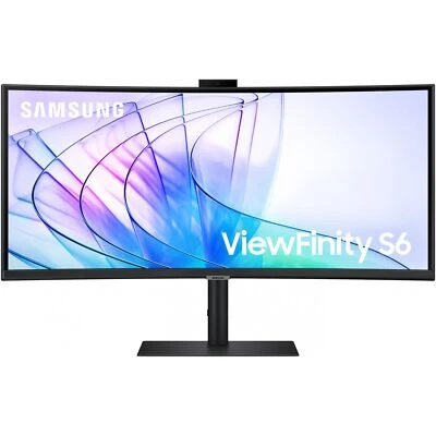 Samsung Curved Monitor 34 Zoll QHD 1440p 100Hz 5ms HDMI USB-C Pivot Webcam Spkr - Bild 1 von 4