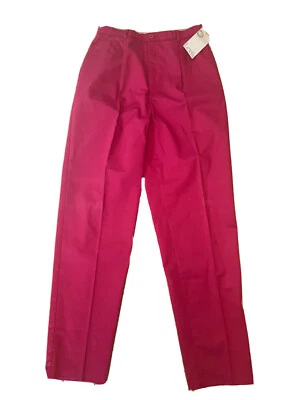 НОВЫЕ винтажные брюки Levi's спортивная одежда вязаные плиссированные розовые женские 14 США неиспользованный запас - Изображение 1 из 4