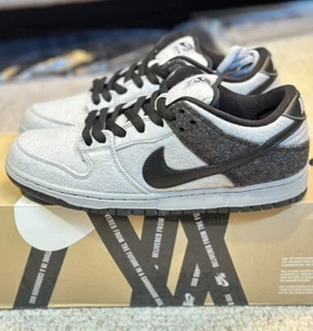 Size 9 - Nike SB Dunk Low Premium Wolf Grey Wool - Picture 1 of 12