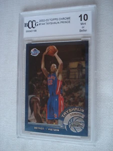 TAYSHAUN PRINCE 02/03 Topps Chrome #144 RC Graded BCCG 10 - Bild 1 von 1