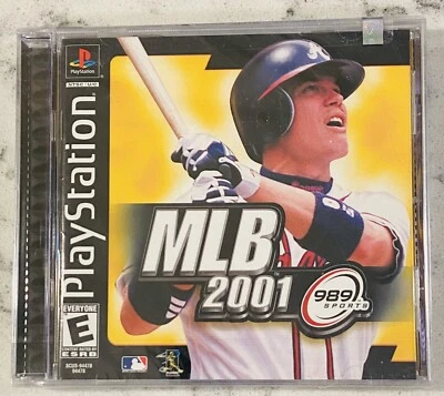 NEW & SEALED ~ MLB 2001 (Sony PlayStation 1, 2000) CHIPPER JONES - Image 1 of 4