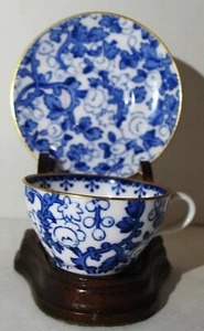 Vintage Copeland Spode Bone China Miniature Cup and Saucer with Wood Stand - Picture 1 of 15