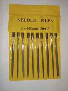 10PC Needle File Set for Jeweler Wood Carving Model Metal Glass Stone Craft - Picture 1 of 3