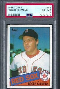 1985 Topps # 181 Roger Clemens Red Sox EX MT PSA 6