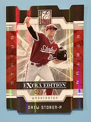 2009 Donruss Elite Extra Edition Drew Storen Status /100 Washington #3  - Image 1 of 2