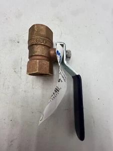 Nibco 3/4" Brass Ball Valve Female Thread Conventional Port T-580A - Picture 1 of 7