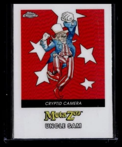 2022 Chrome MetaZoo Cryptid Camera #70-F Uncle Sam - Picture 1 of 2