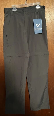 Womens Gray Sierra NWT Convertible Pants Size S 31” Inseam Khaki X9505W29 - Image 1 of 4