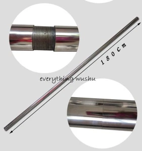 Portable Monkey King Staff Shaolin Metal Sticks Wushu Gun Su Kung Fu Staff - Picture 1 of 5