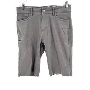 Club Ride Mountain Trail Bike Cycling Shorts Men's Large Gray Commuter Adj Waist - Picture 1 of 10