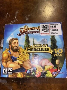 Labors of Hercules 10 Amazing Time Management Games (PC, 2018) - Factory Sealed - Picture 1 of 4