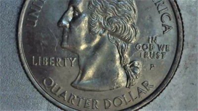 Uncirculated 2005 Kansas State Quarter Error "In God We Rust" US Mint 25C Coin - Image 1 of 4