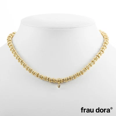Wellendorff Collier "Motiv" mit Brillant W 759/- 18 Karat Gelbgold  - Bild 1 von 4