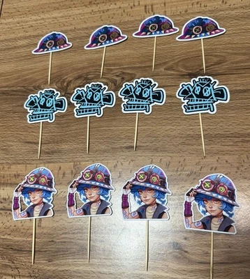 Toppers para cupcakes de cumpleaños para niña de anime Isha Foto 1 de 4